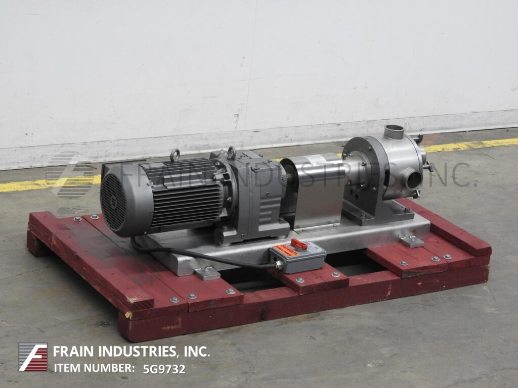 138 GPM @ 150 psi, Sine #MR135-NNTC, Stainless Steel, sanitary, positive displacement pump - Image 5