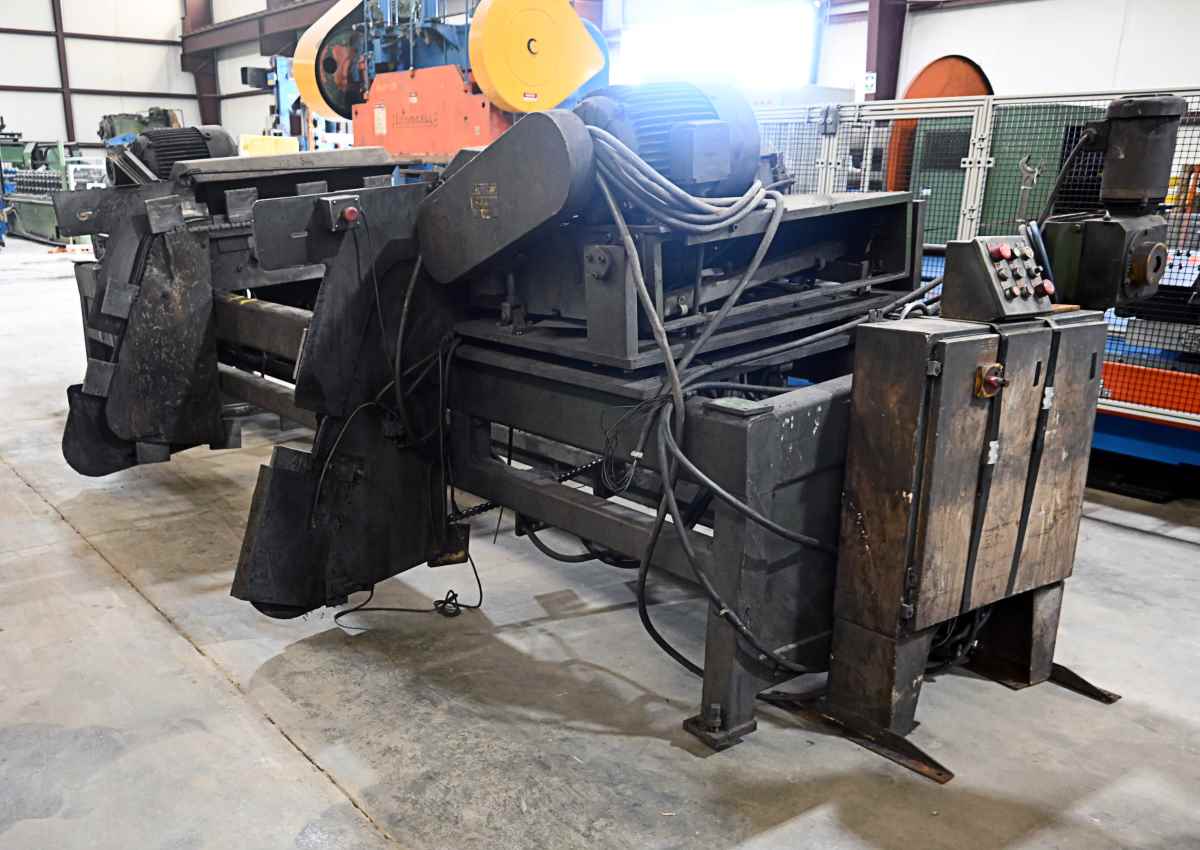 Burrmaster, brush deburring machine, 5" outside dimension x 120" tube, 36" brush - Image 5
