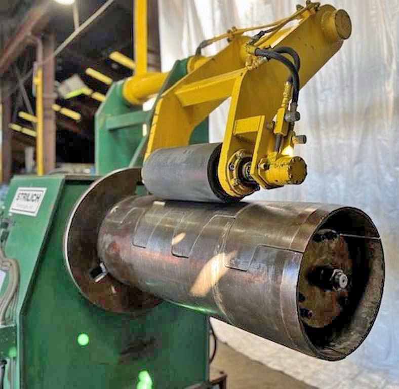 25000 lb. Strilich, uncoiler, 48" width, 72" outside dimensions, 18.5"-24.5" mandrel, hydraulic expansion - Image 3