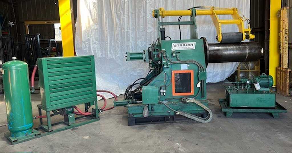 25000 lb. Strilich, uncoiler, 48" width, 72" outside dimensions, 18.5"-24.5" mandrel, hydraulic expansion - Image 4