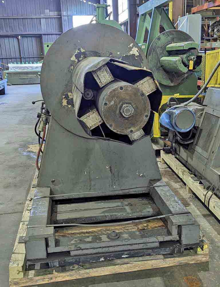 10000 lb. Roll Form #456, uncoiler, 48" width, 18"-22" expansion, 72" O.D., 42" passline, 1979 - Image 2