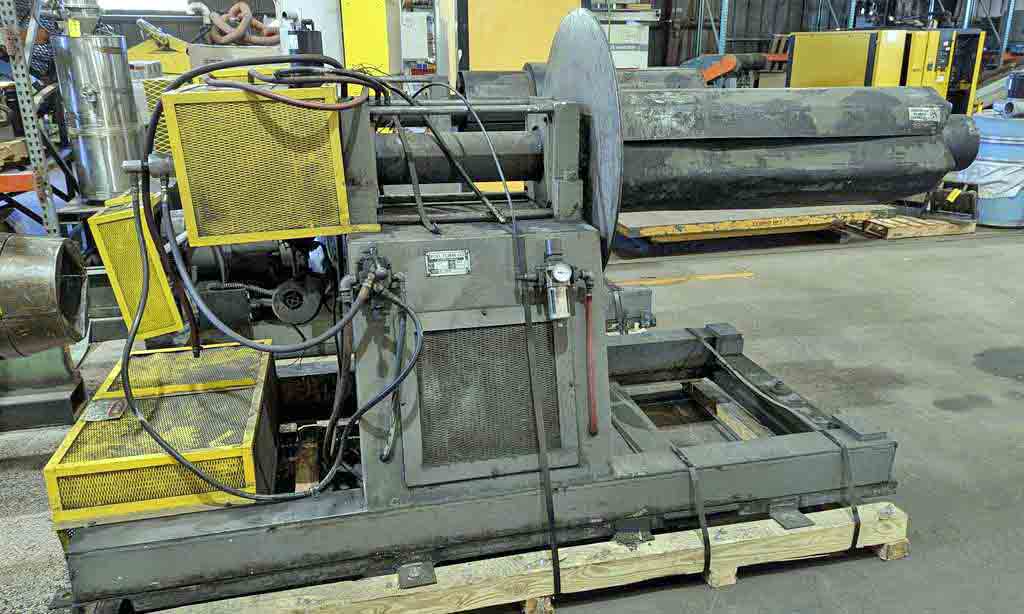 10000 lb. Roll Form #456, uncoiler, 48" width, 18"-22" expansion, 72" O.D., 42" passline, 1979 - Image 7