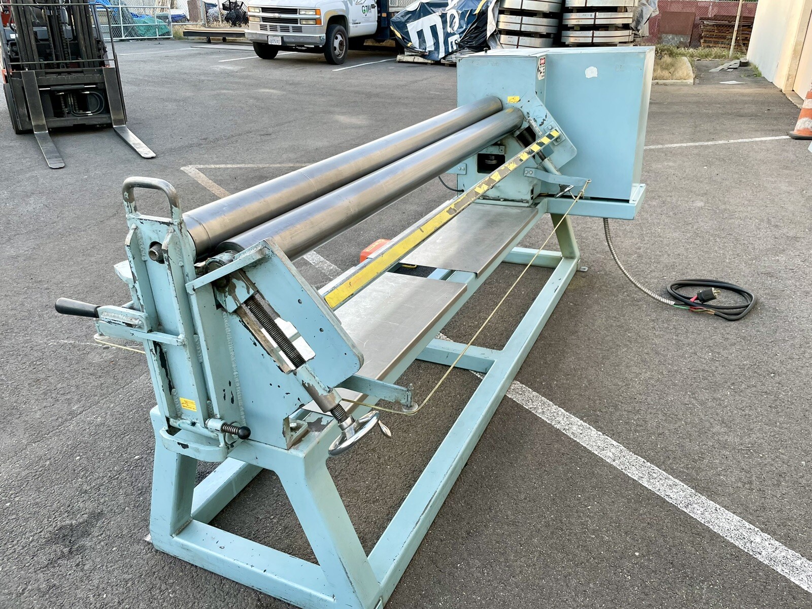 6' x 16 gauge New Dimension #MP.6.059, Power Roll Plate Roller, - Image 6