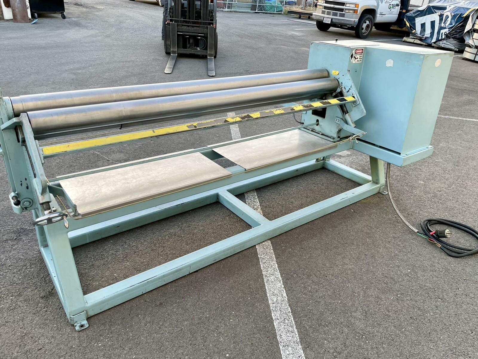 6' x 16 gauge New Dimension #MP.6.059, Power Roll Plate Roller, - Image 7