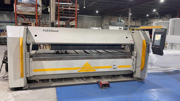 144" Ras #Flexibend-73.30, CNC folding machine, 16 gauge, 61" Back Gauge, 11.81" upper beam upstroke, 3.15" - Image 1