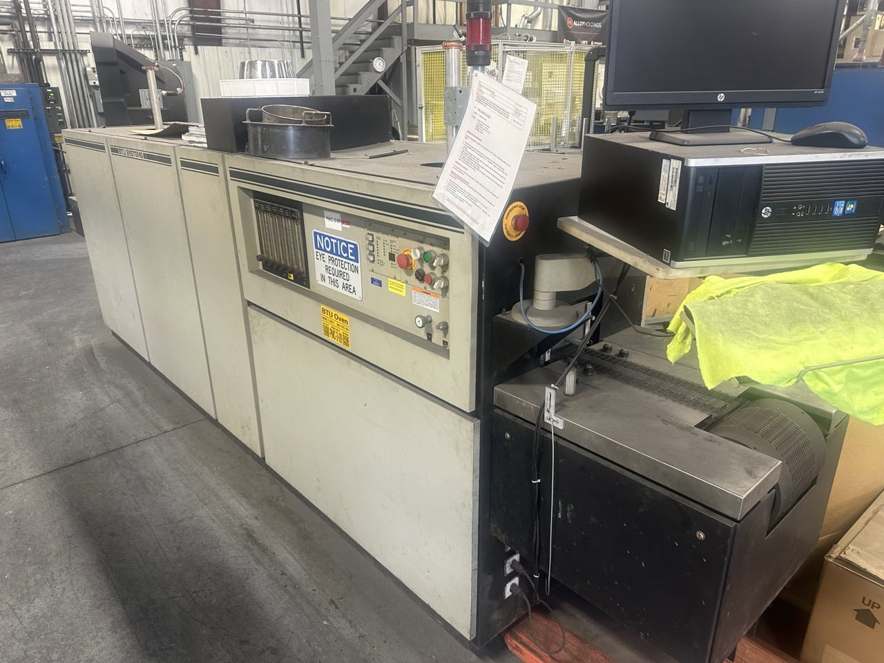 BTU #TCA52-3-36E24, Oven, 2000&deg; F, 480 V., 15 Amp, 1996 - Image 4