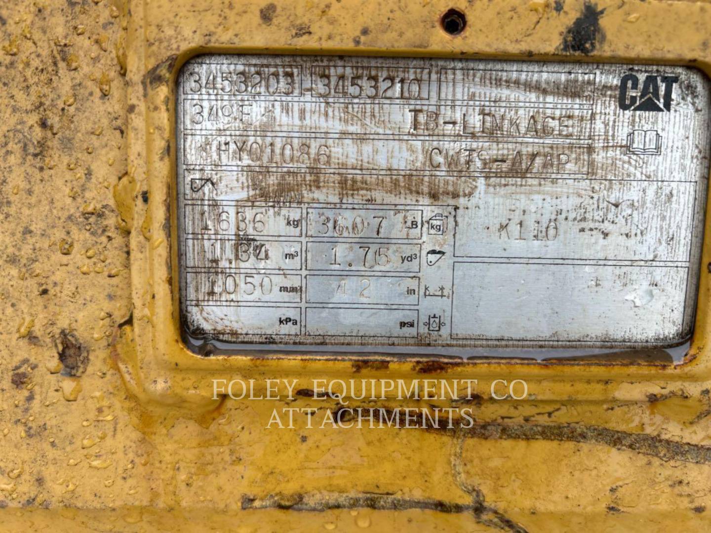 Caterpillar BKHEXPTB42, Crawler Excavator, S/N: MHY01086, - Image 5
