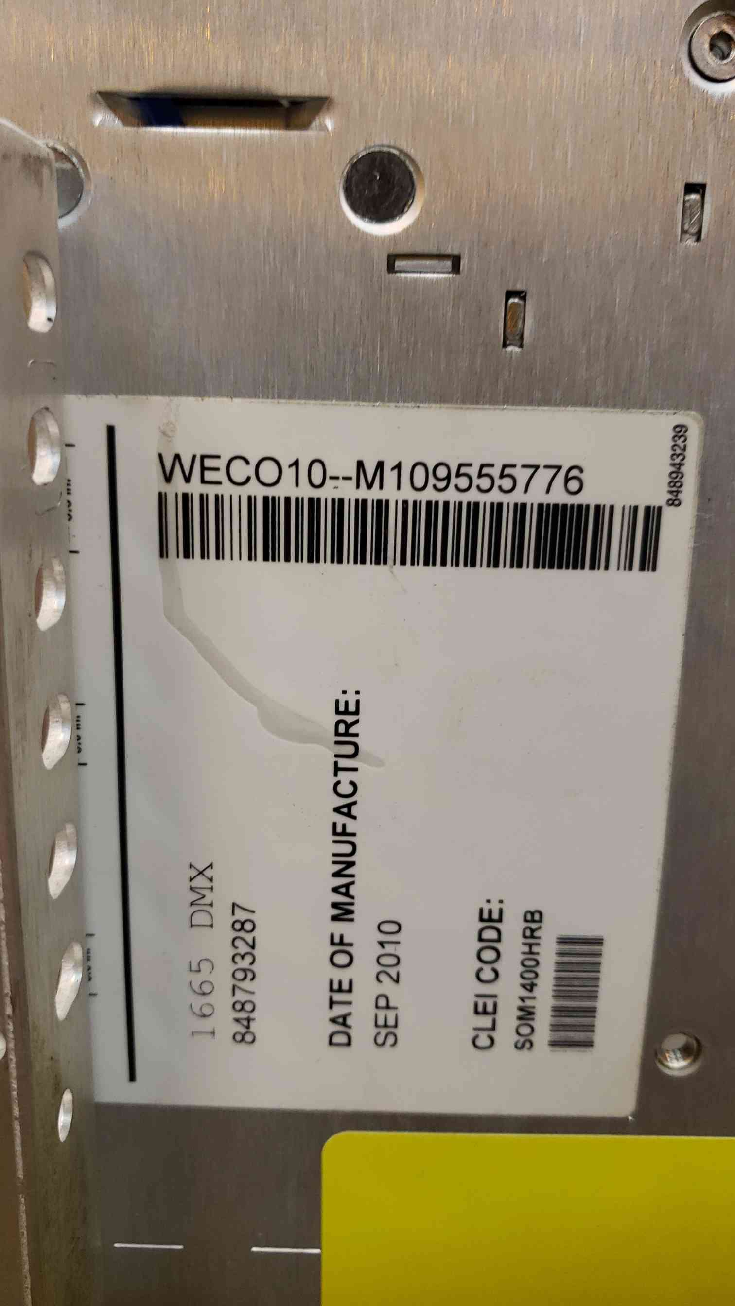 Alcatel-Lucent, 1665 DMX (Data Multiplexer), LNW8/LNW27/LNW170/LNW74/LNW2 modules, 30 Amps. Each line, -48 - Image 6