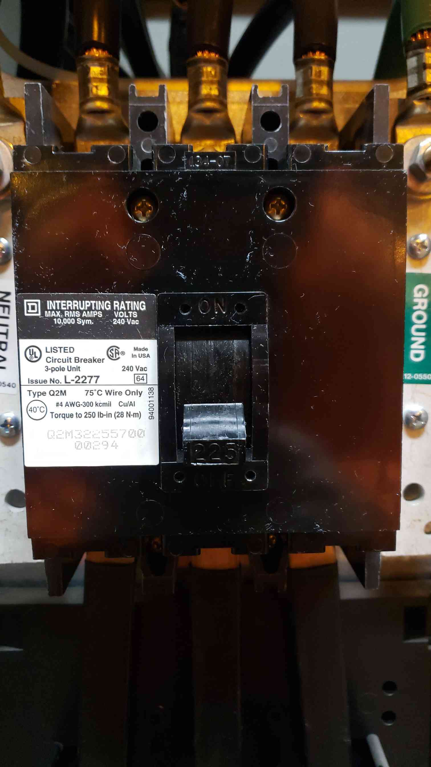 Liebert #PPA125C, PDU, 3 Wire, 1 & 3 phase, 347 Amps, 480 x 208/120 V, 2000 - Image 4