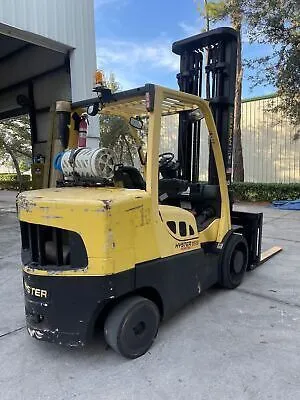 15000 lb. Hyster #S155FT, forklift, 24" lift capacity, 60" fork length, 177" lift height, side shift, 2008 - Image 2