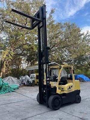 15000 lb. Hyster #S155FT, forklift, 24" lift capacity, 60" fork length, 177" lift height, side shift, 2008 - Image 9