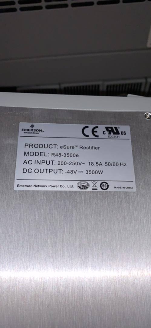 10000 Amp. 48 VDC, 2501 VAC, Emerson NETSURE #701NVBB, rectifier 701 DC Power System with 33 R48-3500E Modules - Image 5