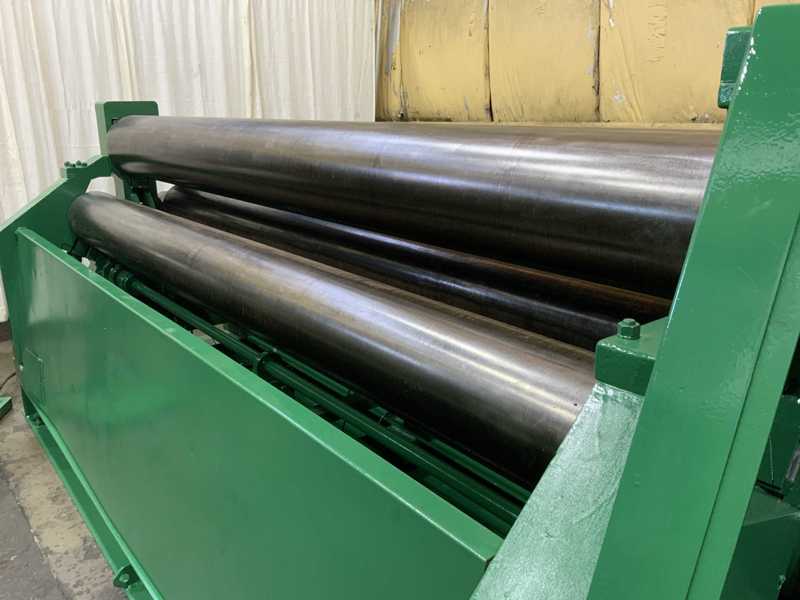 10' x 3/8" American Hercules #25010, plate bending rolls, air drop end, power roll lift - Image 7