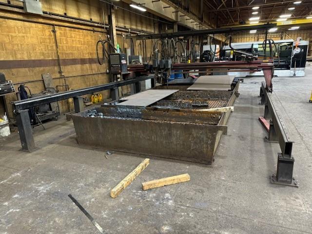 M.g. Messer, CNC Oxy Fuel cutting system, 10' x 20' table, 1992 - Image 1