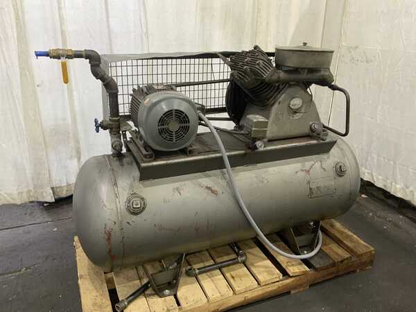 7.5 HP, Worthington #15T-2, air compressor, 30 cfm, 125 psi, 2 cylinder/2 stage, 7.5 HP, 1745 RPM - Image 9