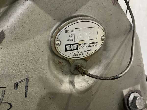 7.5 HP, Worthington #15T-2, air compressor, 30 cfm, 125 psi, 2 cylinder/2 stage, 7.5 HP, 1745 RPM - Image 10