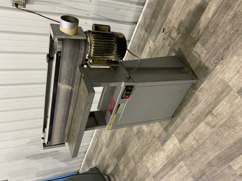 6" x 89" Big Boy #80, horizontal/vertical sander, 9.8" x 27" table, 1.5 HP, 3900 FPM, 1989 - Image 6