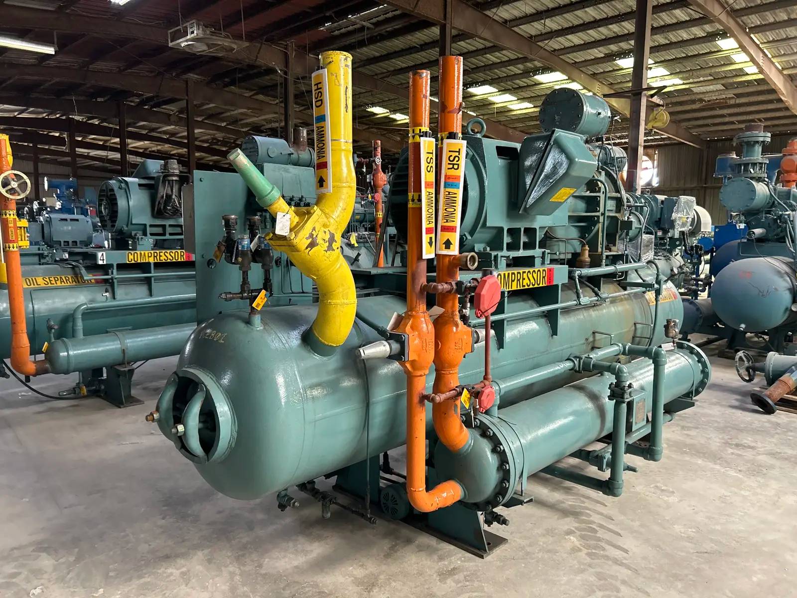 400 HP Frick #RWB-II-177H, rotary screw compressor, 460 V., R22, 3600 RPM, 300 psig, Frick TDSH233S, Frick - Image 7
