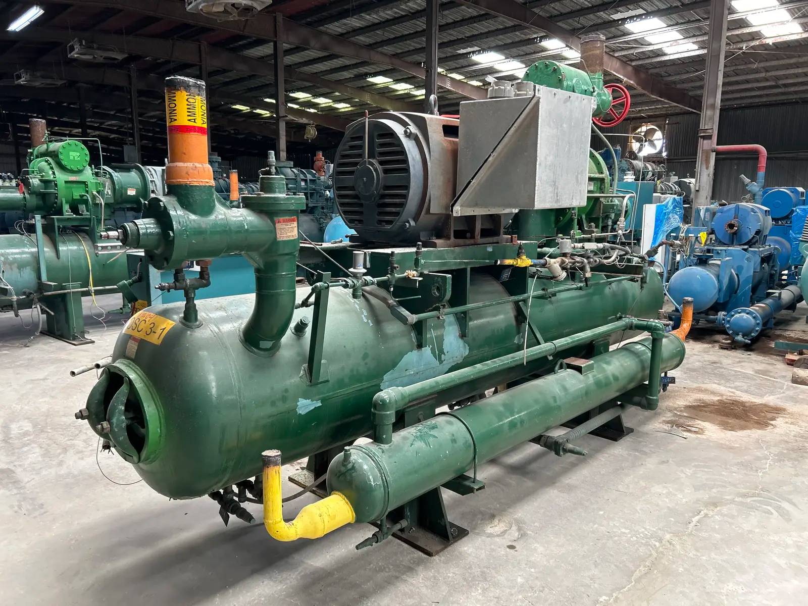 400 HP Frick #RWB-II-222E, rotary screw compressor, 460 V., Frick Quantum HD Micro Control Panel, 3600 RPM - Image 8