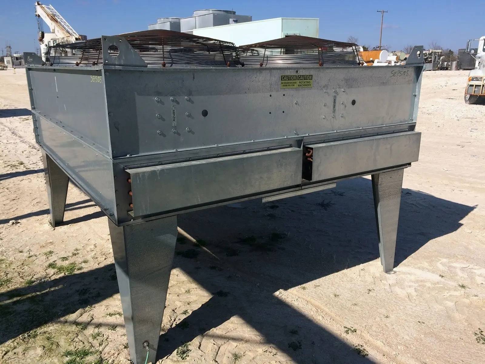 Vilter, air-cooled condenser / cooler, 7 tons, Halocarbon (Freon) refrigerant, 2007 - Image 4