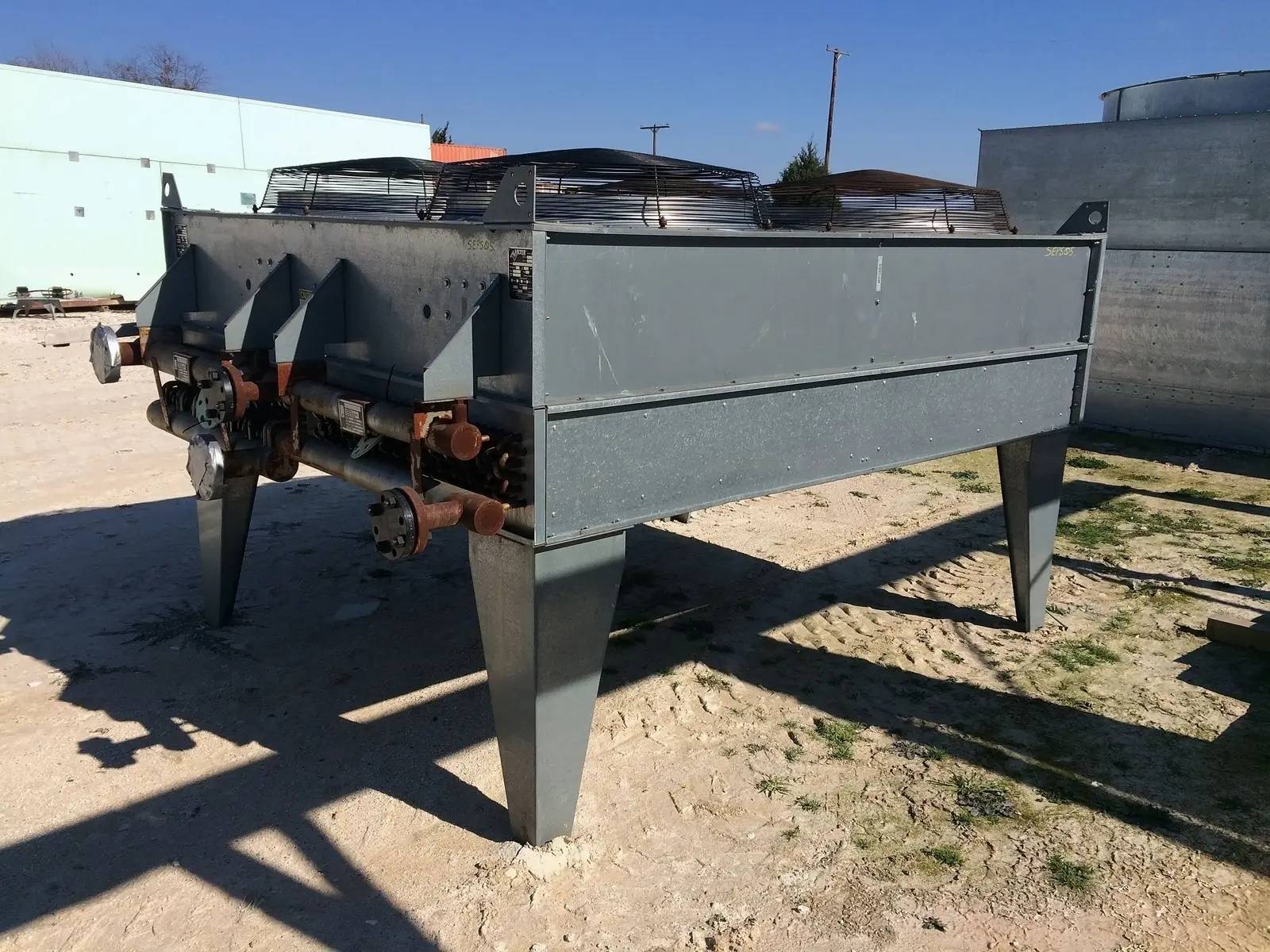 Vilter, air-cooled condenser / cooler, 7 tons, Halocarbon (Freon) refrigerant, 2007 - Image 5