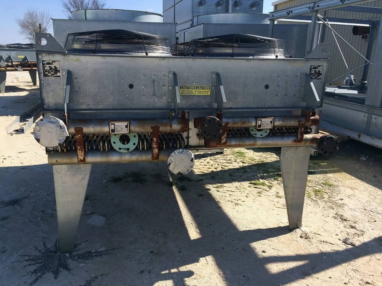 Vilter, air-cooled condenser / cooler, 7 tons, Halocarbon (Freon) refrigerant, 2007 - Image 7