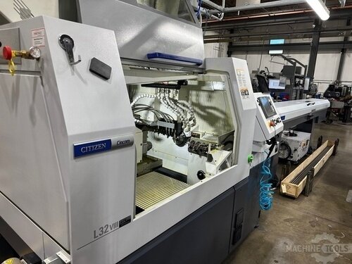Citizen #L32-VIII, Swiss type CNC lathe with low frequency vibration Control function, 2023 - Image 1