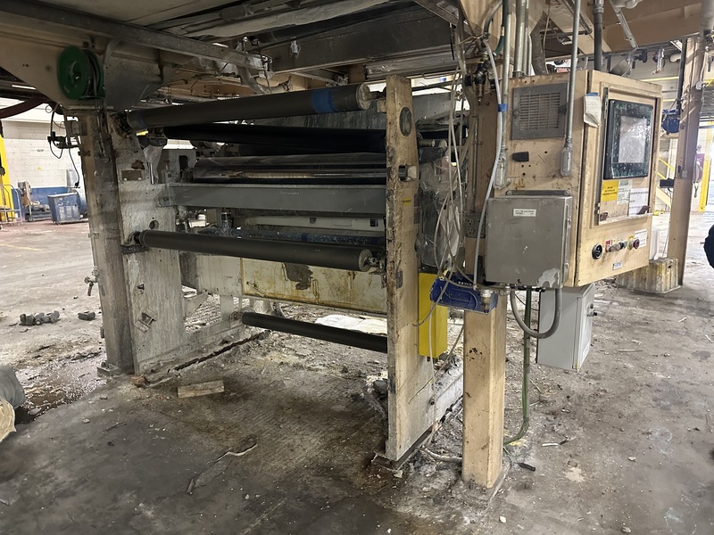 Black Clawson, 62" air knife coater with Meyer rod assembly, 10.5" roll diameter, doctor blade - Image 5
