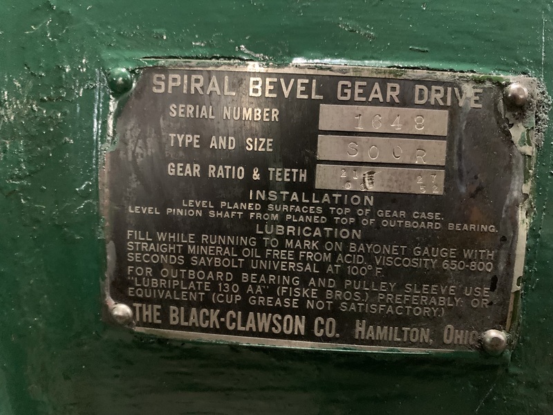 Black Clawson, spiral bevel gear drive type and size S00R - Image 9