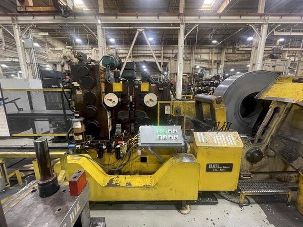 20000 lb. U.S. Machine, HD 30" coil feed line, .150" coil thickness - Image 2