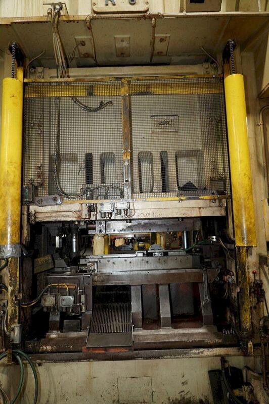 300 Ton, Minster #E2-300-60-36, straight side double crank press, 4" stroke, 36" Shut Height, 6" ram adj. - Image 7