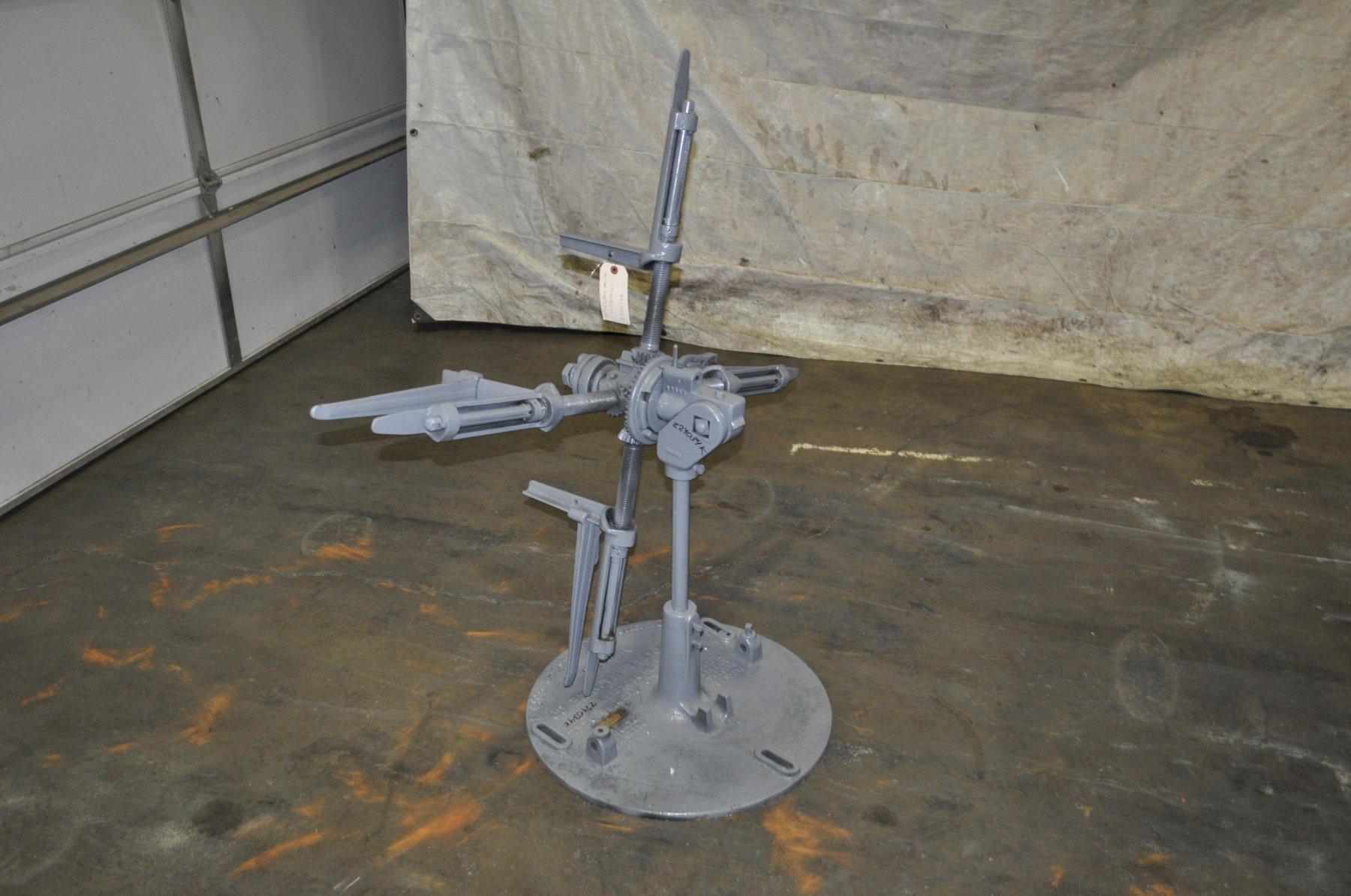 300 lb. Littell #7, non-powered uncoiler, 8" mandrel, 48" outside dimensions, 10"-20" ID, manual expansion - Image 2