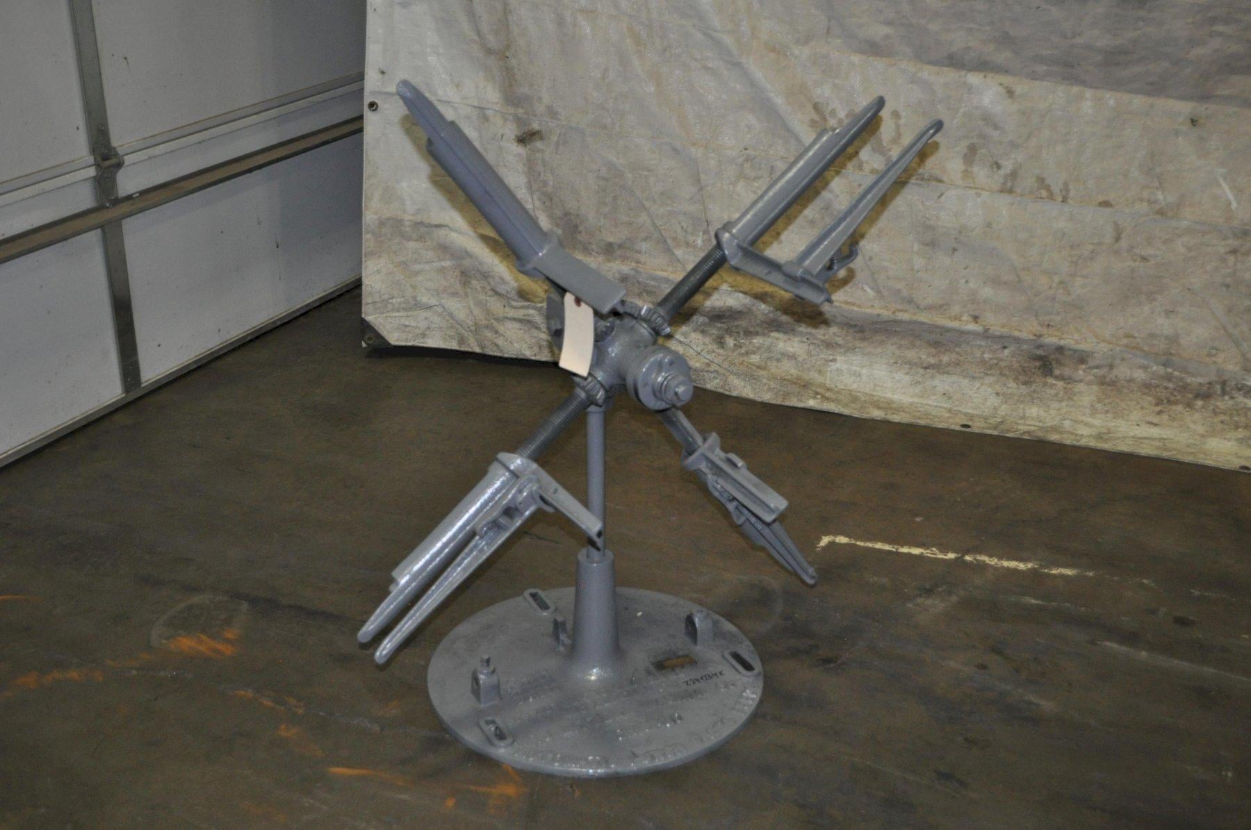 300 lb. Littell #7, non-powered uncoiler, 8" mandrel, 48" outside dimensions, 10"-20" ID, manual expansion - Image 3