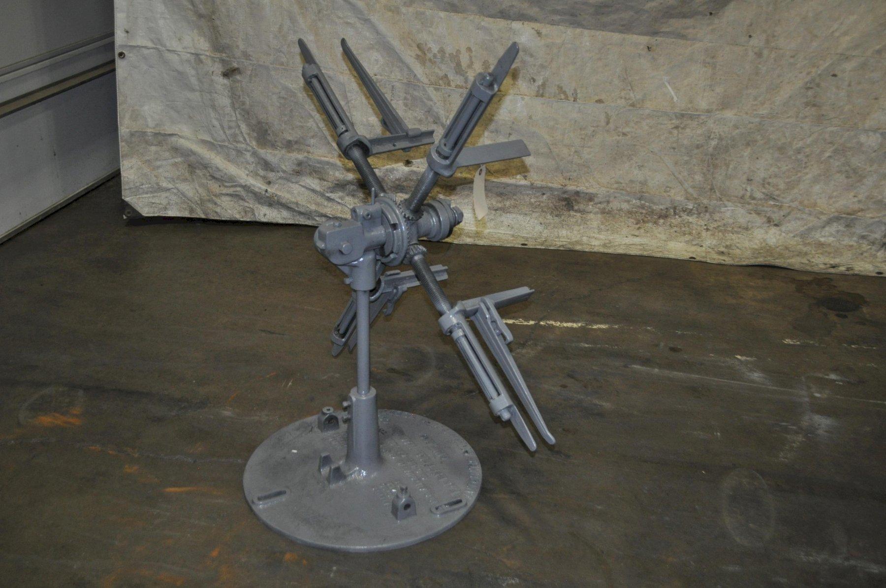 300 lb. Littell #7, non-powered uncoiler, 8" mandrel, 48" outside dimensions, 10"-20" ID, manual expansion - Image 5