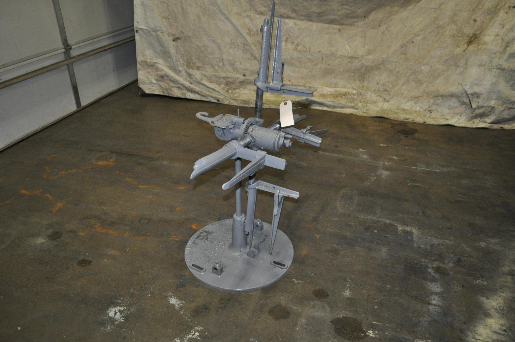 300 lb. Littell #3, non-powered uncoiler, 8" mandrel, 48" outside dimensions, 10"-20" ID, manual expansion - Image 3