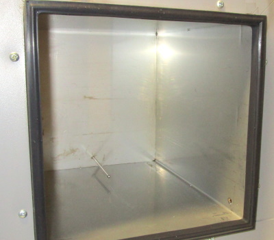 8.75" width x 8.75" H x 11.75" D Sheldon Mfg. Vacuum Oven #1415M, ID 8.75" x 11.75" x 8.75", 200°C, Digital - Image 3