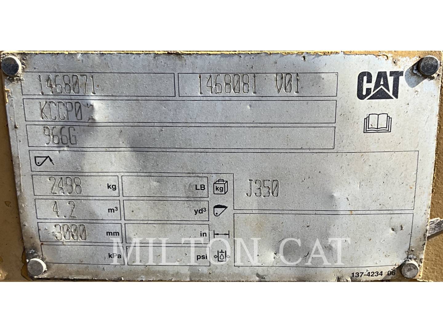 Caterpillar 966G HIGH TIPPING MATERIAL HANDLING BUCKET, Bucket, S/N: 1468081, 2003 - Image 5
