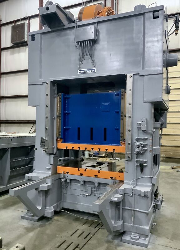 300 Ton, Minster #E2-300-60-48, straight side double crank, 4" stroke, 24" Shut Height, 40-80 SPM, air clutch - Image 3