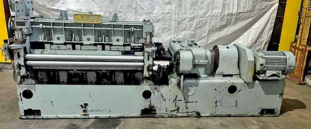 48" x 0.03" Mckay, leveler, 17 work rolls, entry & exit pinch rolls, 54" face x 2" diameter rolls, 32" - Image 1