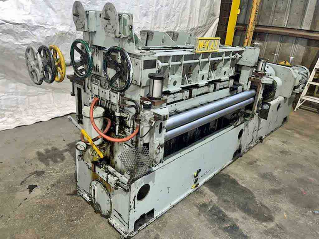 48" x 0.03" Mckay, leveler, 17 work rolls, entry & exit pinch rolls, 54" face x 2" diameter rolls, 32" - Image 5