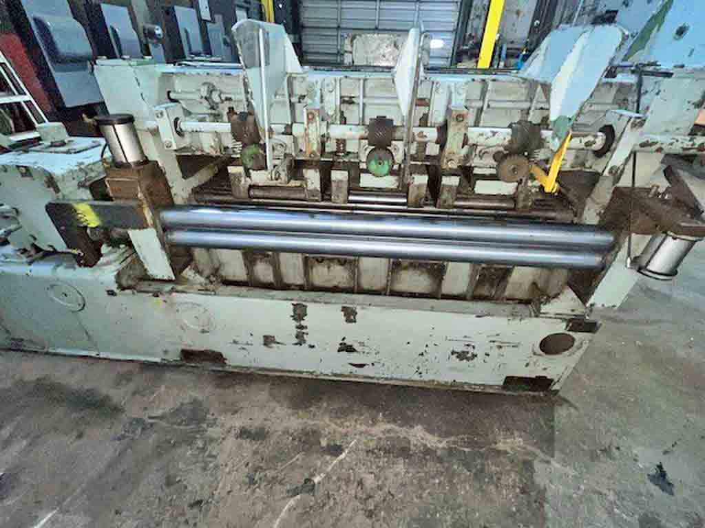 48" x 0.03" Mckay, leveler, 17 work rolls, entry & exit pinch rolls, 54" face x 2" diameter rolls, 32" - Image 8