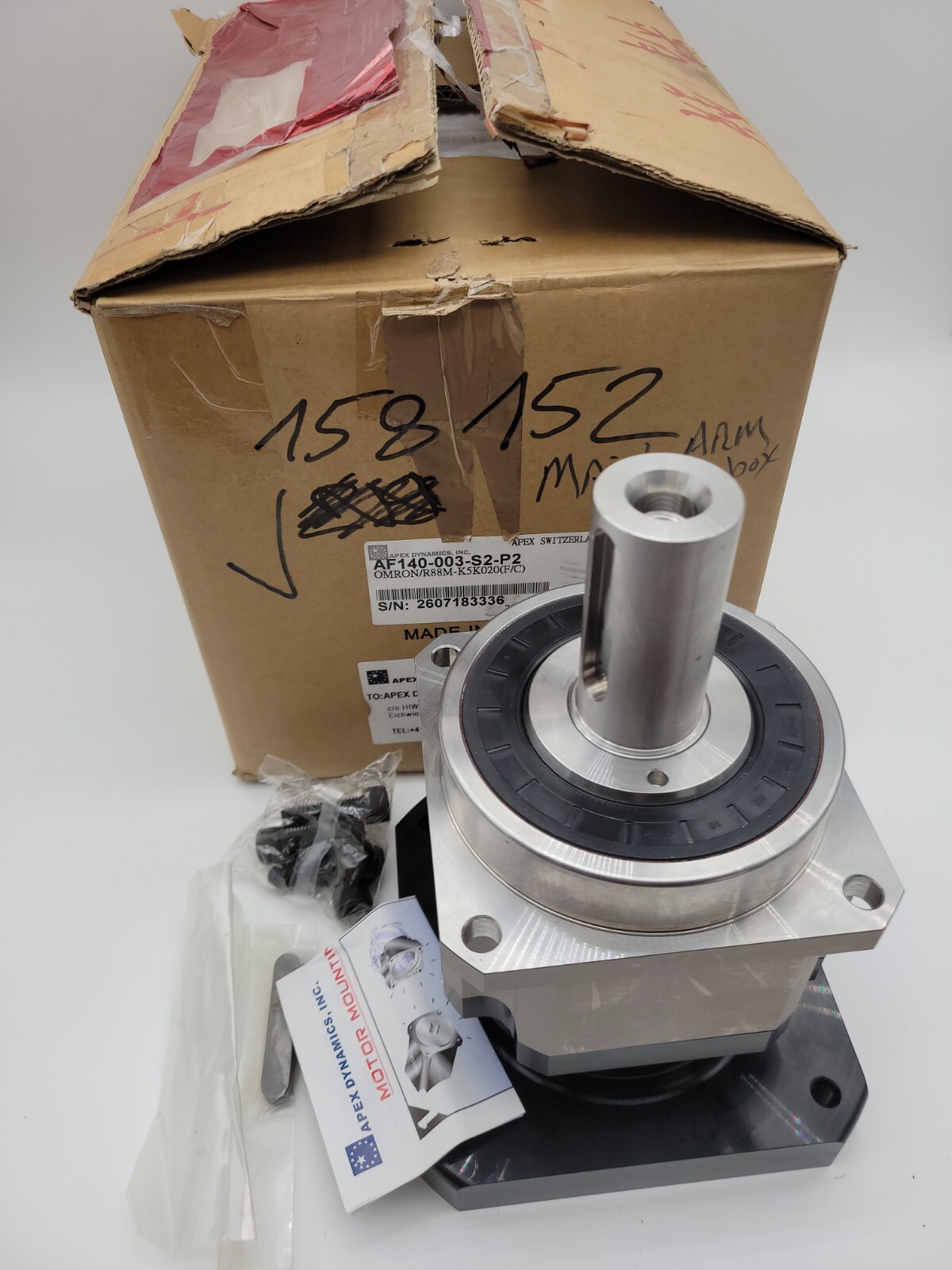 F91 Apex Dynamics #AF140-003-S2-P2, High Precision Speed