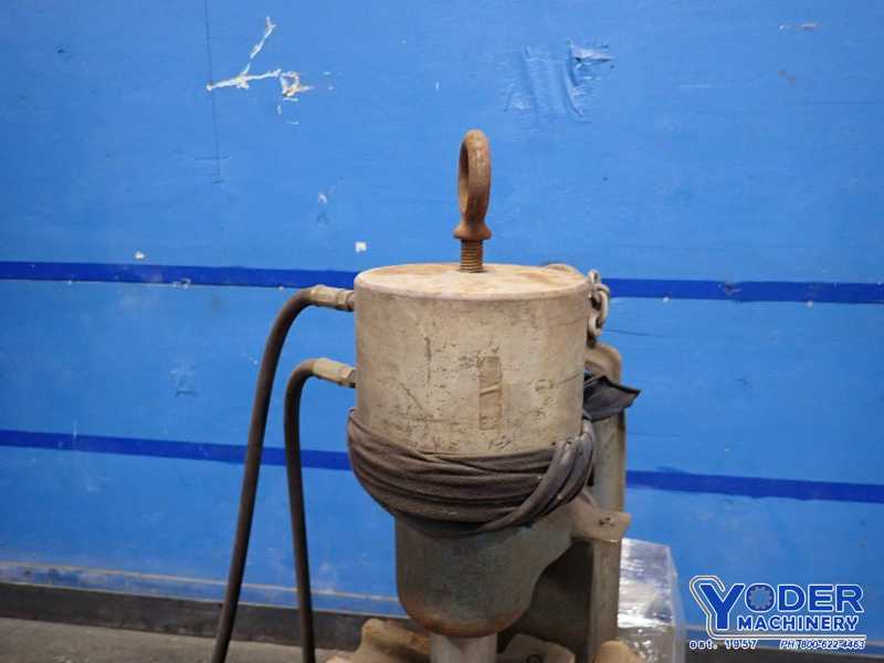 50 Ton, Whitney #751-007, portable single end punch, flange type, 6-1/4" throat, 10 HP - Image 2