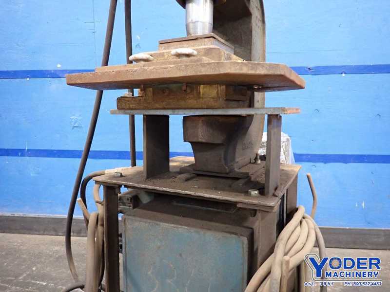 50 Ton, Whitney #751-007, portable single end punch, flange type, 6-1/4" throat, 10 HP - Image 4