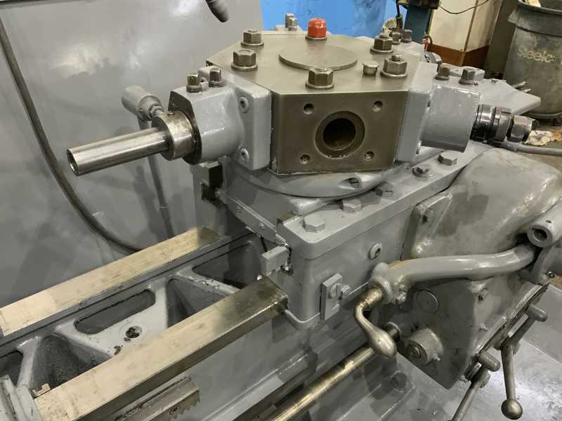 No. 5 Warner & Swasey, M2250, turret lathe, 20" swing, 10-1/4" swing over cross slide, collet nose, chip pan - Image 8