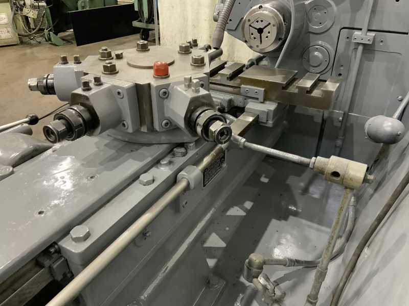 No. 5 Warner & Swasey, M2250, turret lathe, 20" swing, 10-1/4" swing over cross slide, collet nose, chip pan - Image 9