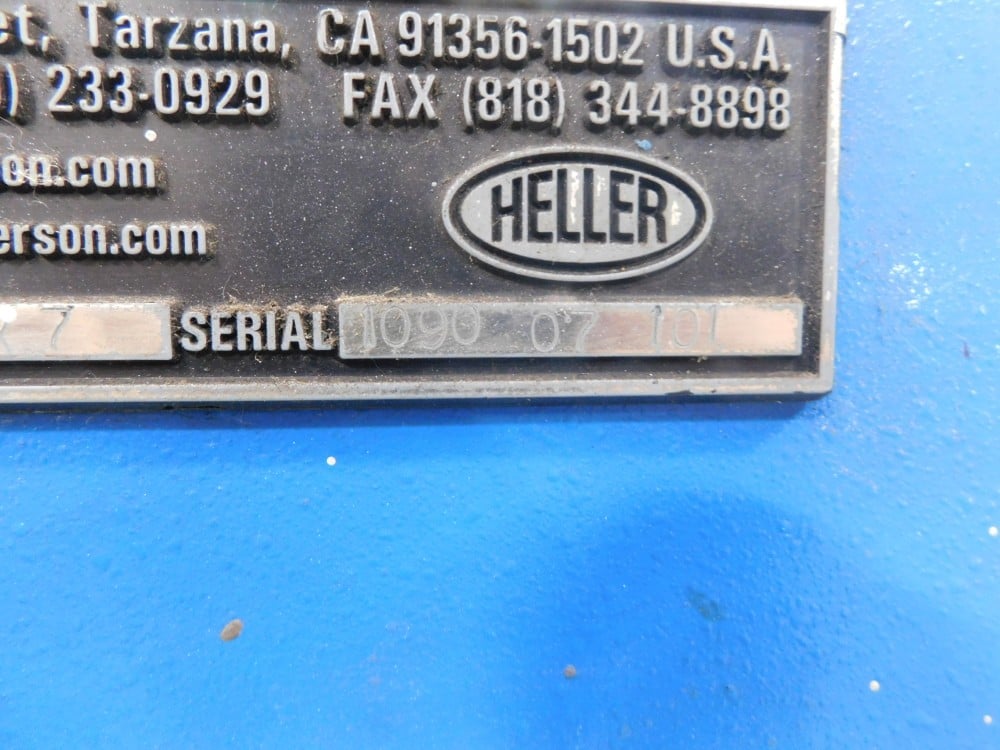 8' x 1/4" Heller / Birlik #MSMS2530x7, initital pinch roll, power rear roll adjustment - Image 3