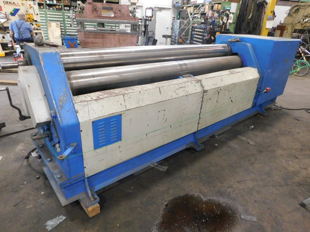8' x 1/4" Heller / Birlik #MSMS2530x7, initital pinch roll, power rear roll adjustment - Image 6