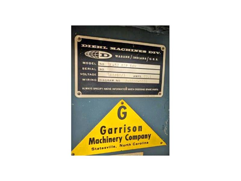 Diehl #SL-52, straight line rip-saw, 4.25" x 18" blade, 15 HP, 3600 RPM, 2" arbor - Image 10