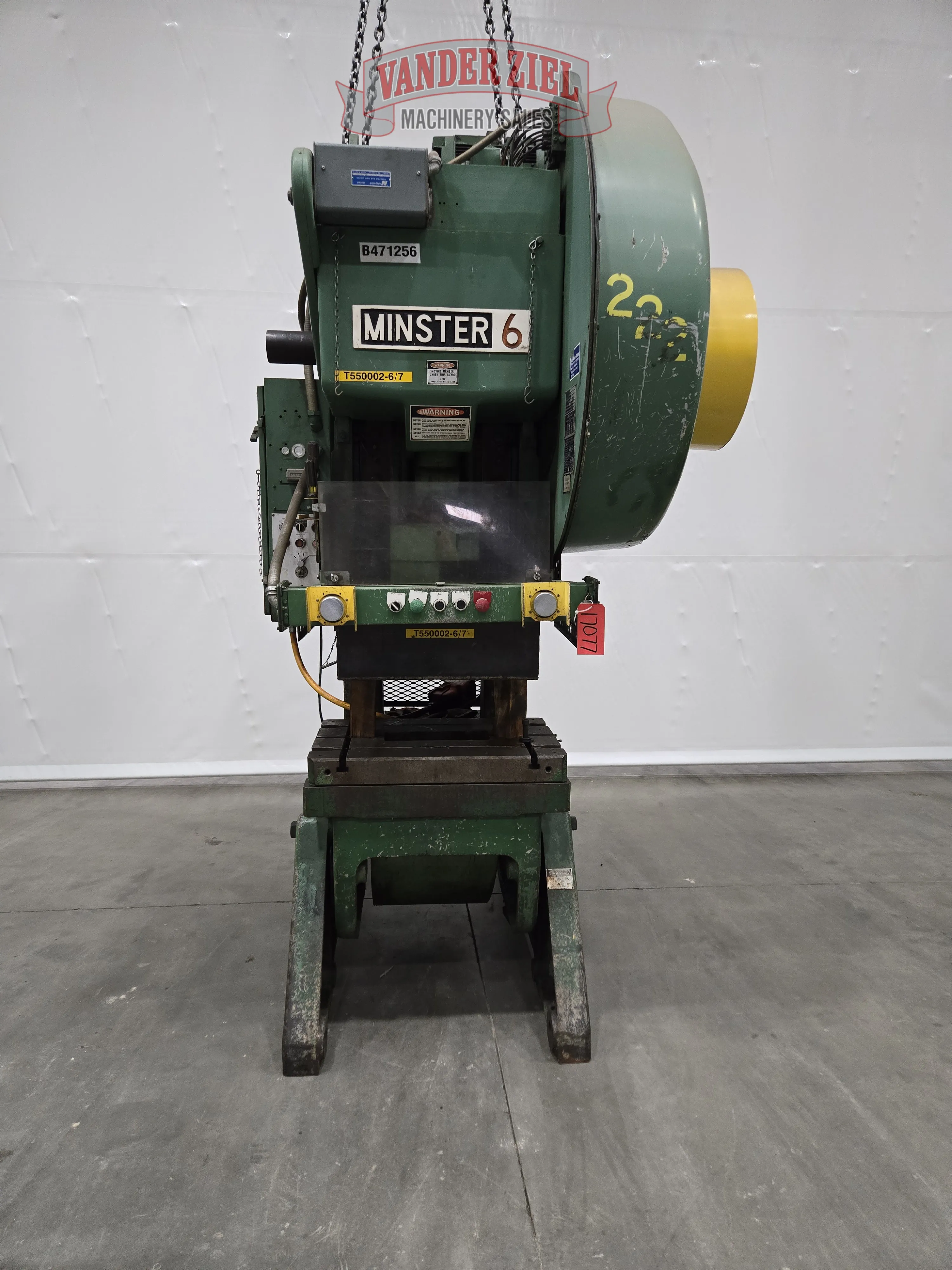 60 Ton, Minster, C-frame OBI press, 32" x21" bed - Image 2